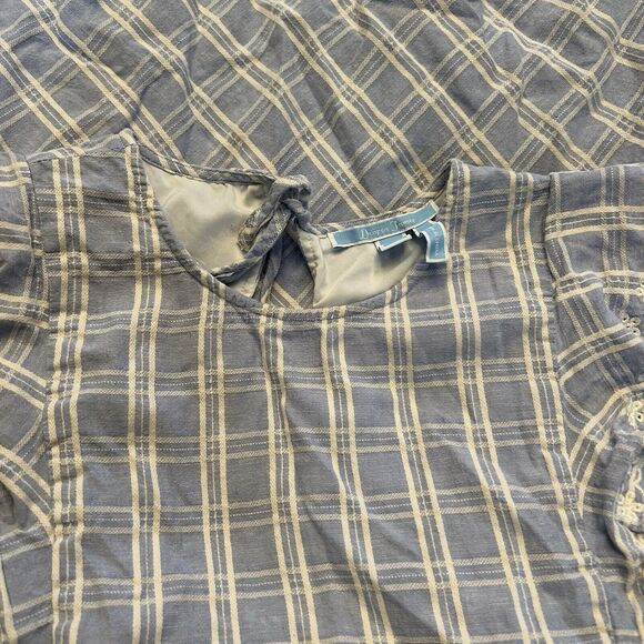 Draper James Girls Dress Size 14 Blue Plaid Preppy Summer Spring Party - Picture 9 of 9